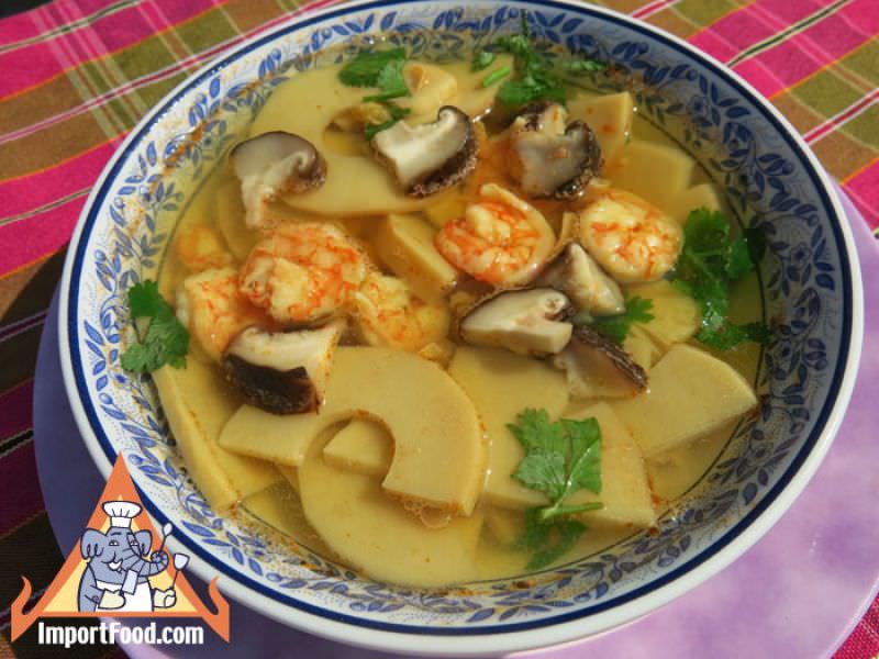 竹叉和虾素普,Caeng Jeut或no Mai